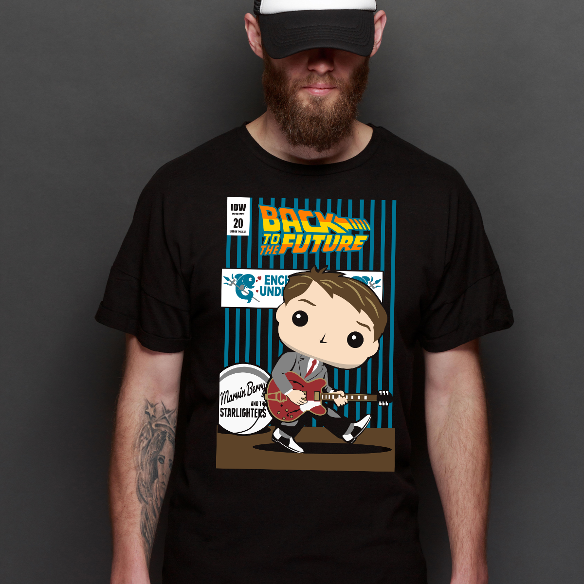 Funko Pop! Back to the Future Marty McFly V2 T-Shirt
