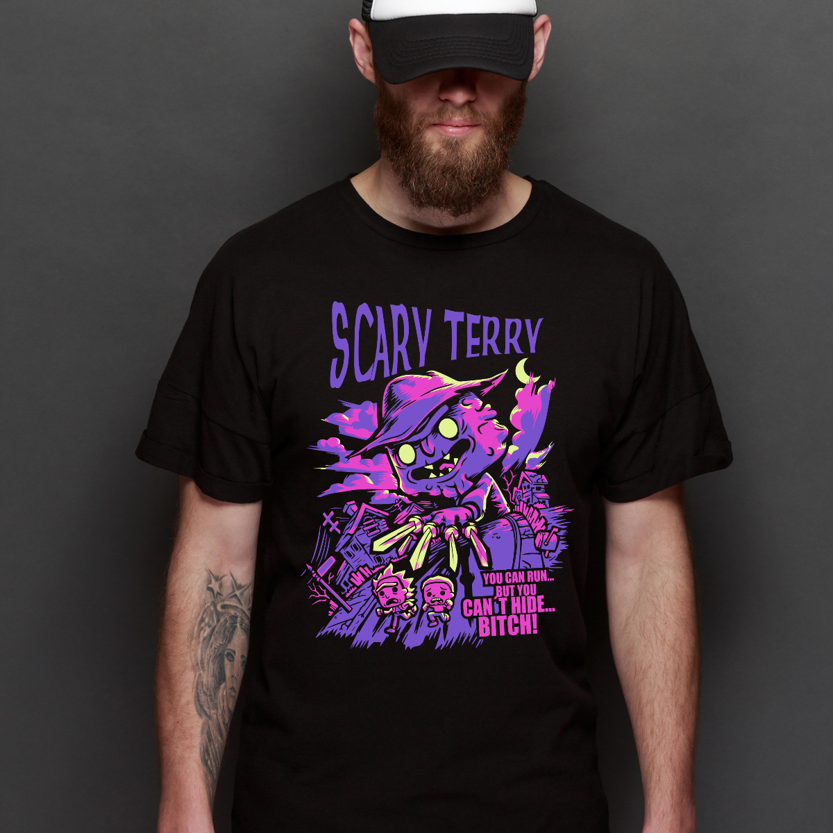 Funko Pop! Rick and Morty Scary Terry Cartoon T-Shirt