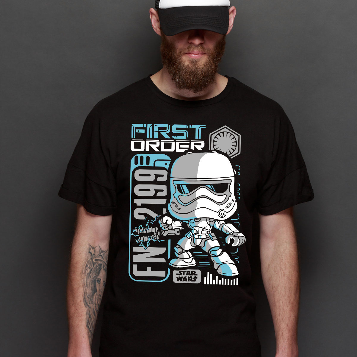 Funko Pop! Tees Star Wars First Order Stormtrooper T-Shirt
