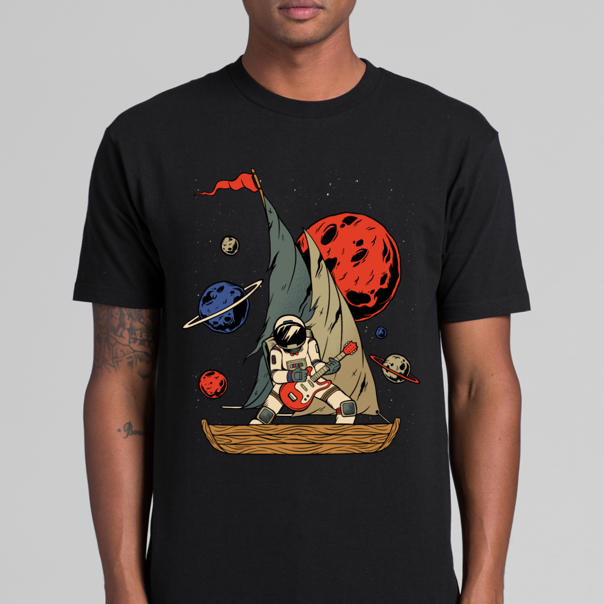 Aurelian Drifter T-Shirt Cartoon Space Funny Tee