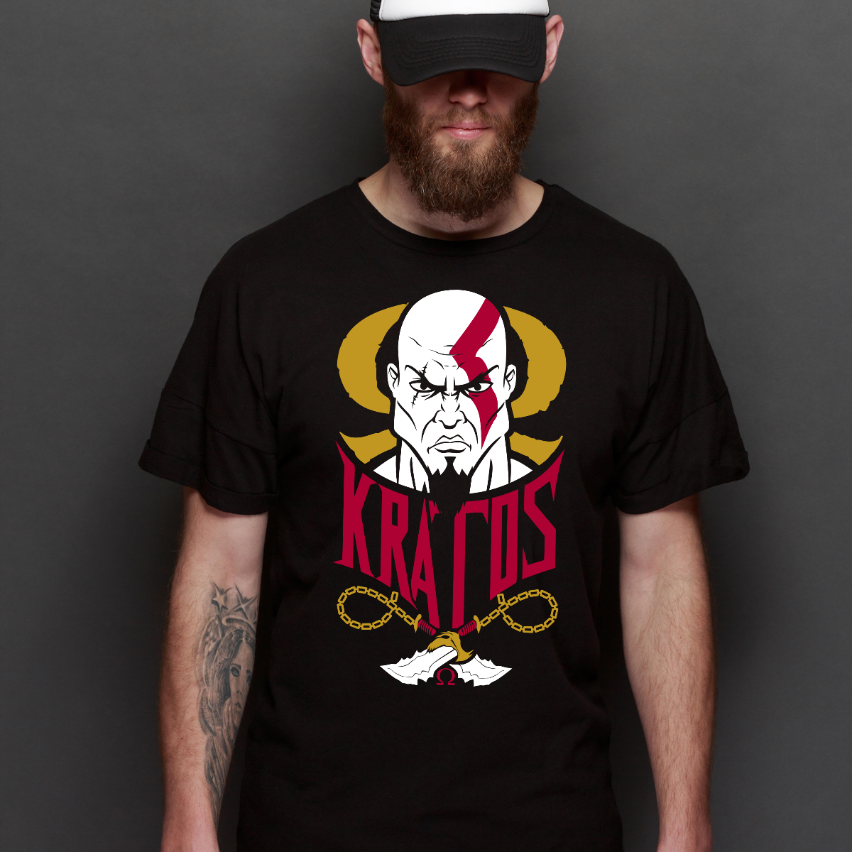 God of War Kratos T-Shirt Video Game Tee