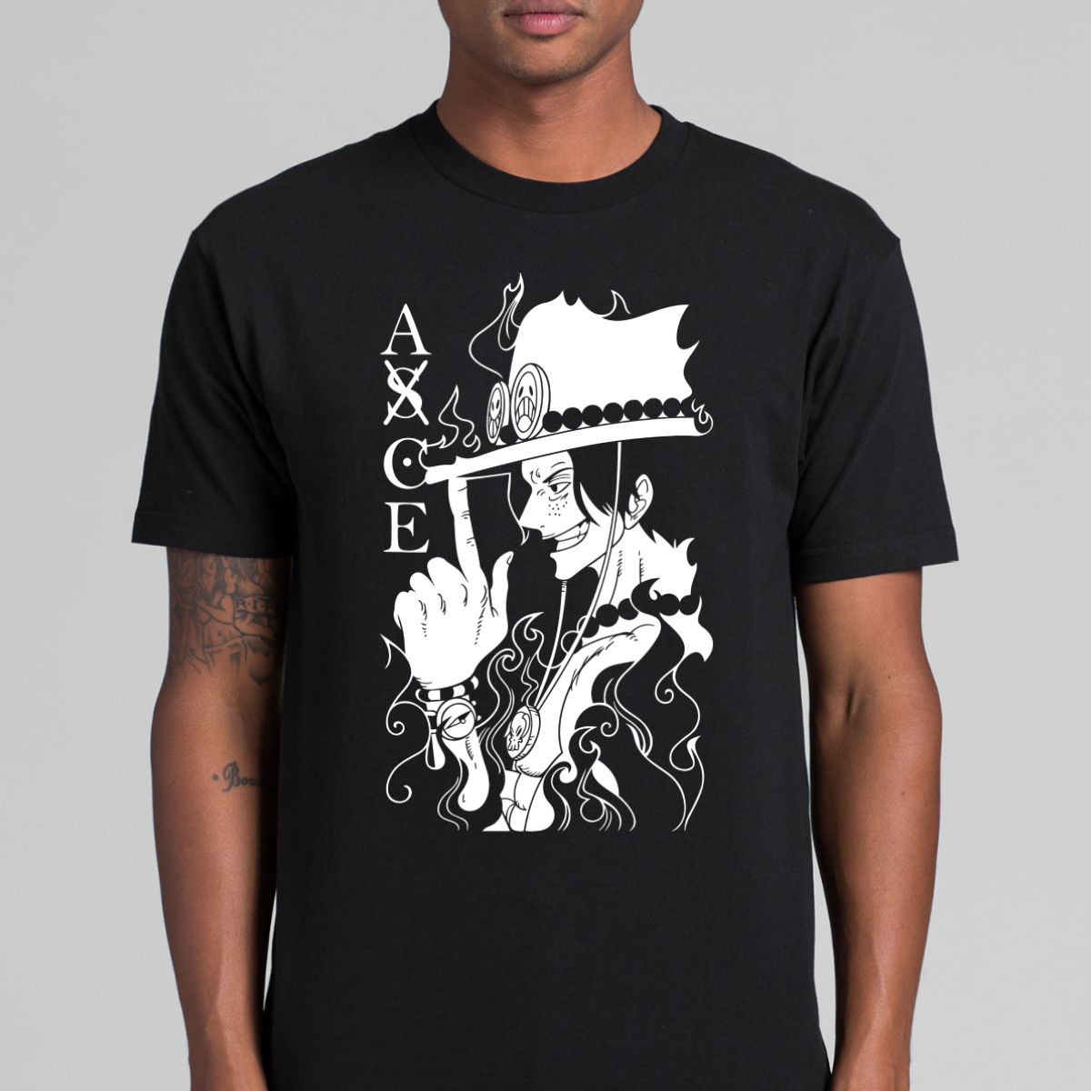 One Piece Portgas D. Ace V5 T-Shirt Japanese Anime Tee