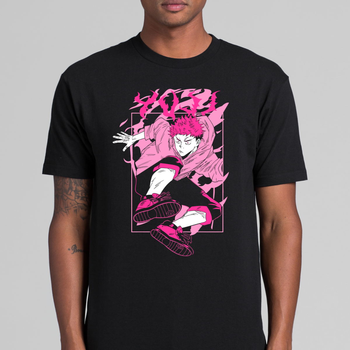 Jujutsu Kaisen Yuji Itadori V4 T-Shirt Japanese Anime Tee