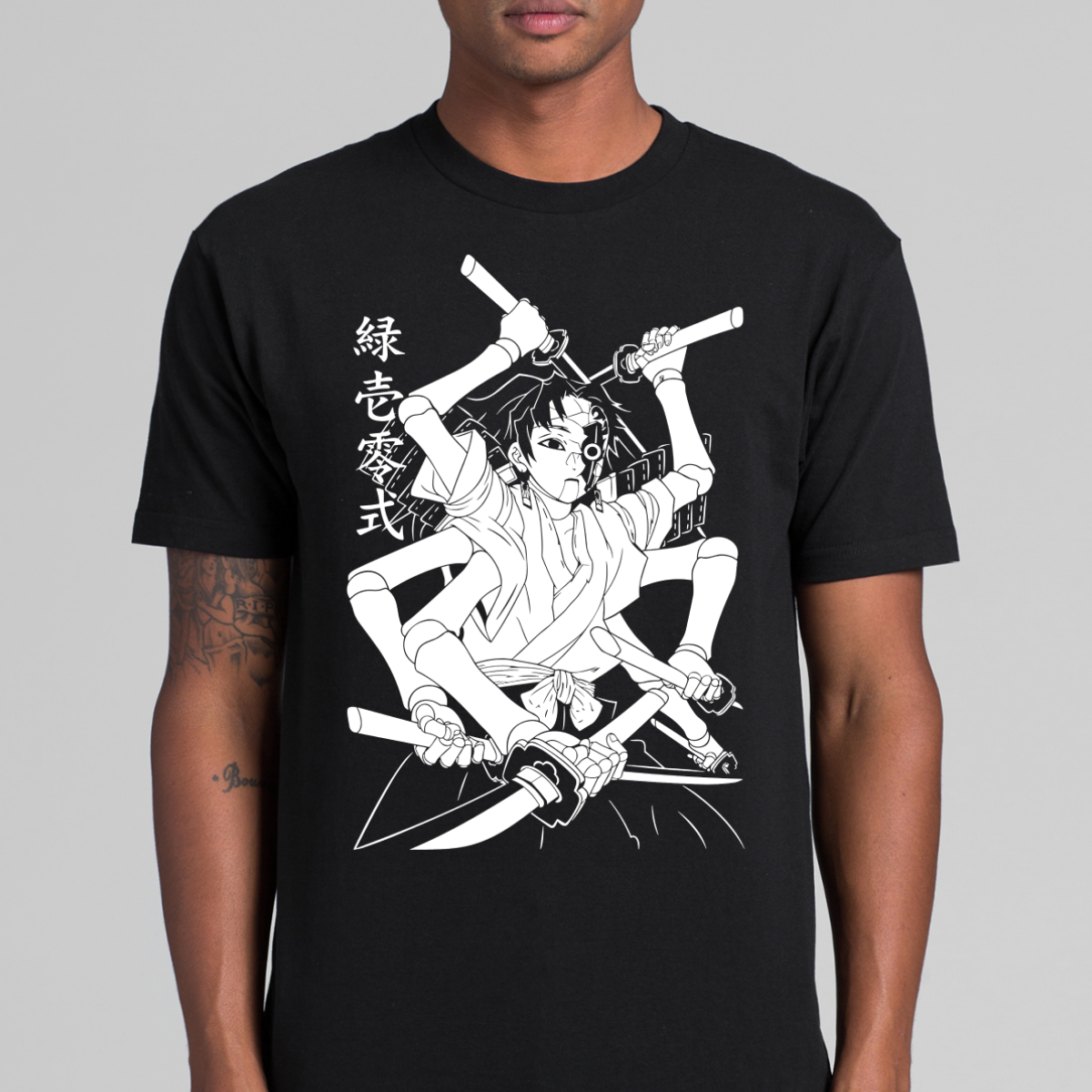 Demon Slayer Yoriichi Kimetsu T-shirt Japanese Anime Tee
