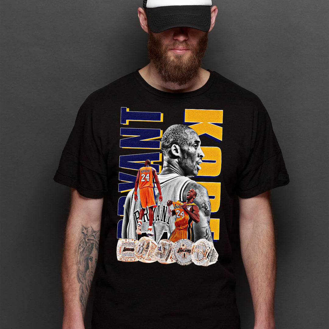 Kobe Bryant NBA T-Shirt Sport Athlete Family Tee