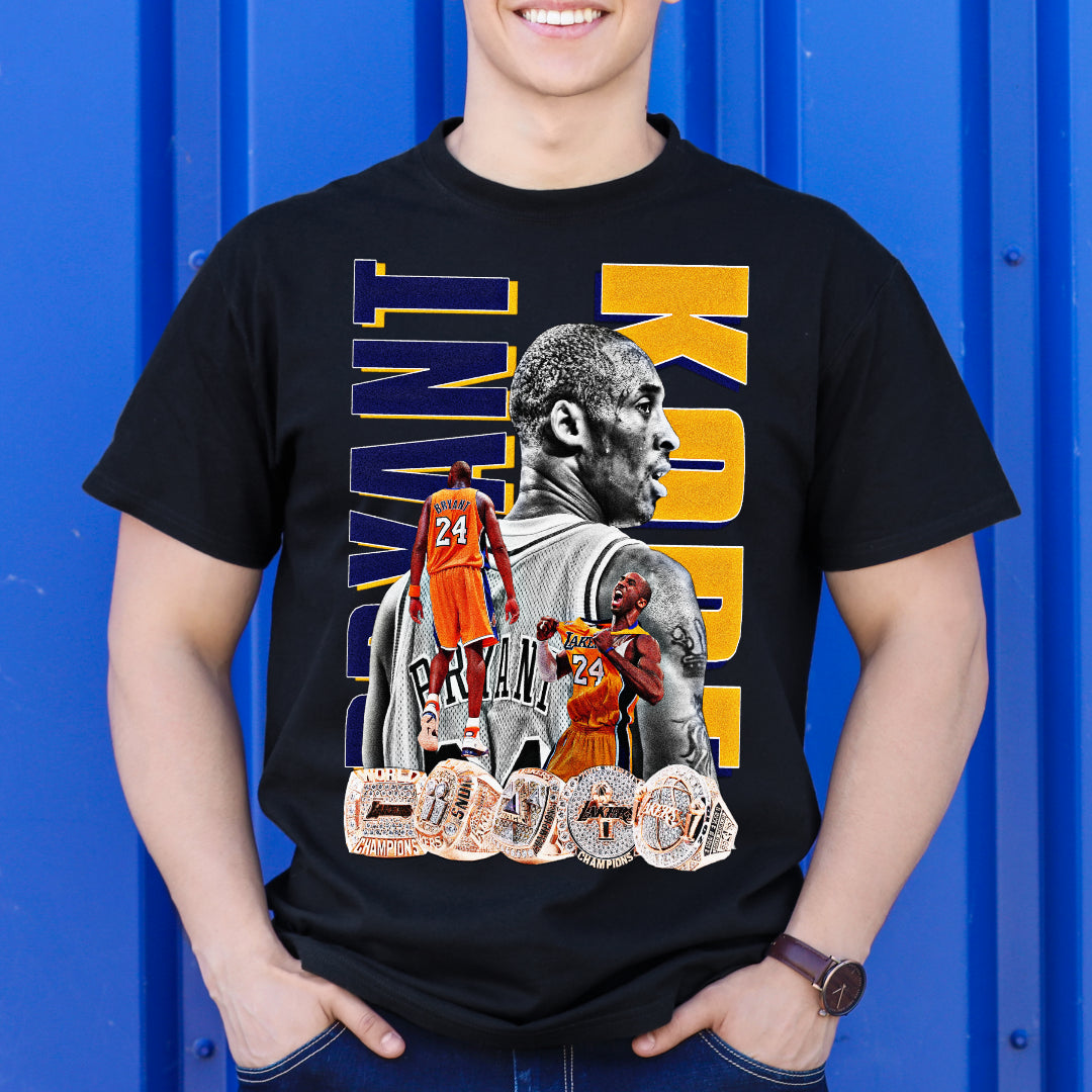 Kobe Bryant NBA T-Shirt Sport Athlete Family Tee