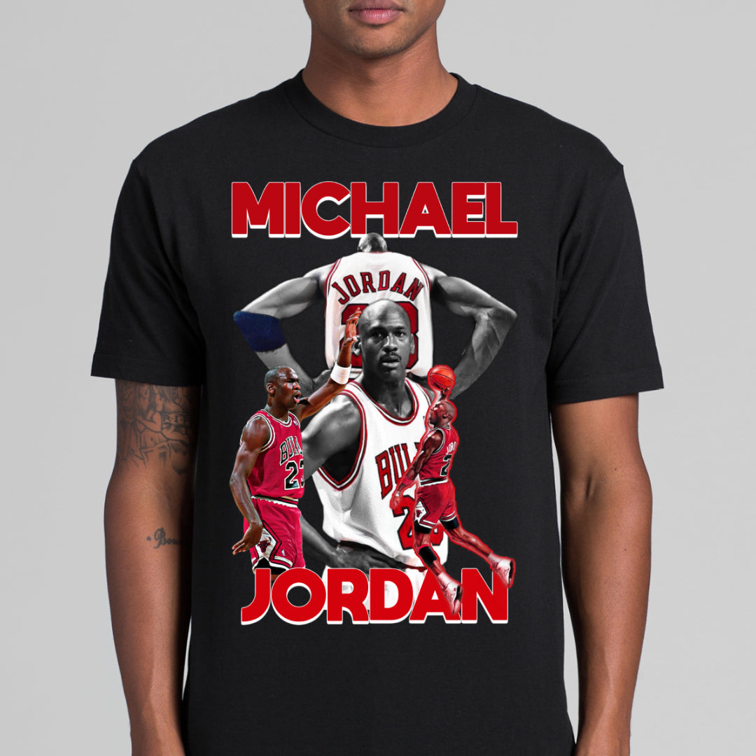 Michael Jordan NBA T-Shirt Sport Athlete Family Tee