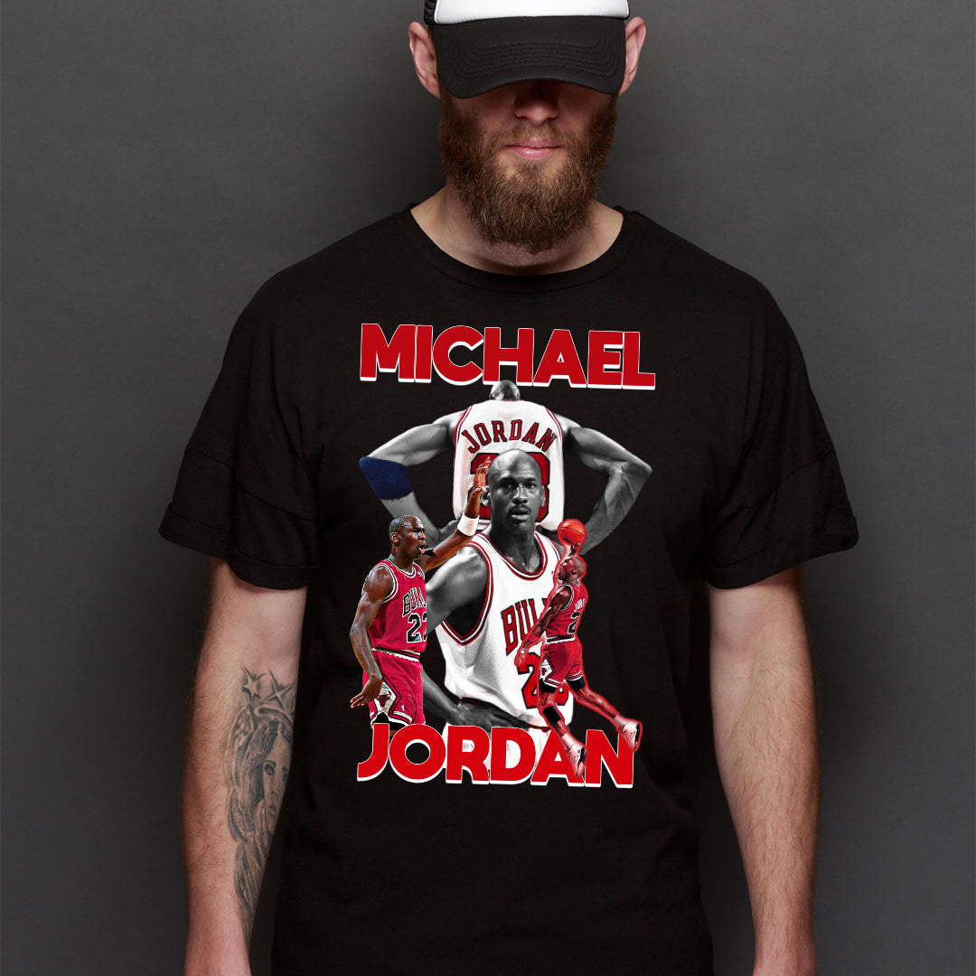 Michael Jordan NBA T-Shirt Sport Athlete Family Tee