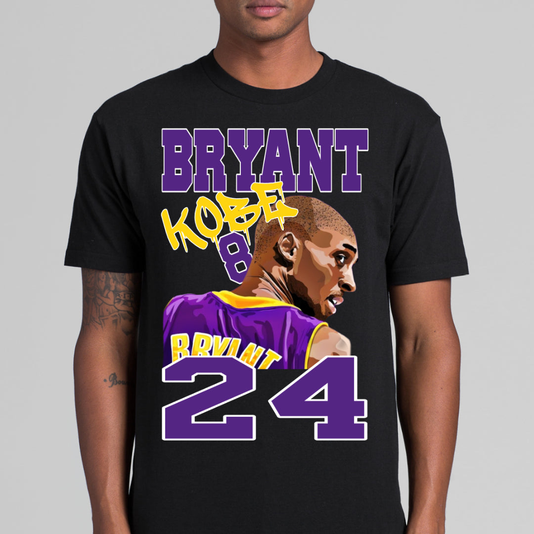 Kobe Bryant V2 NBA T-Shirt Sport Athlete Family Tee