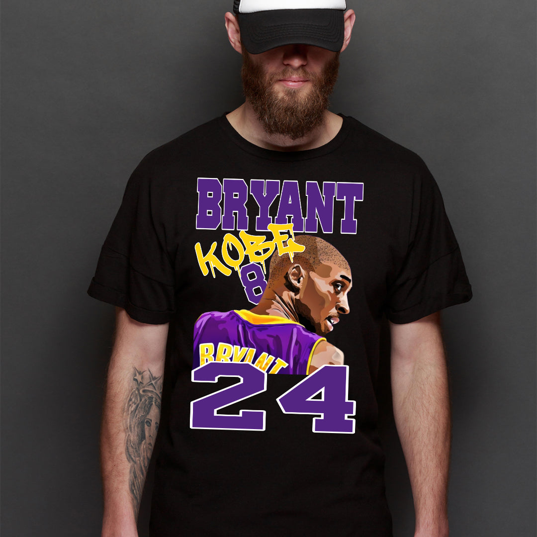 Kobe Bryant V2 NBA T-Shirt Sport Athlete Family Tee