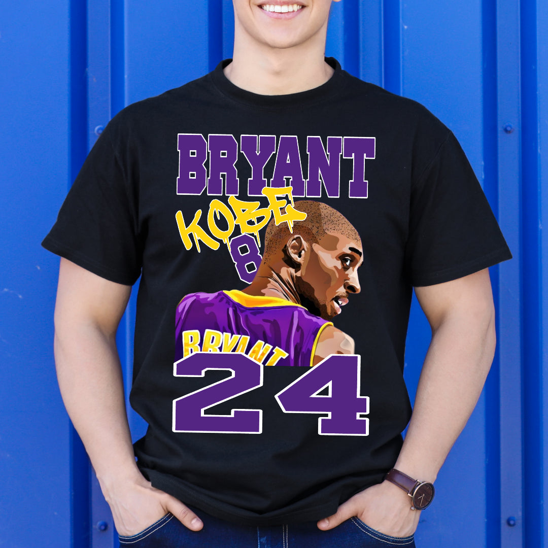 Kobe Bryant V2 NBA T-Shirt Sport Athlete Family Tee