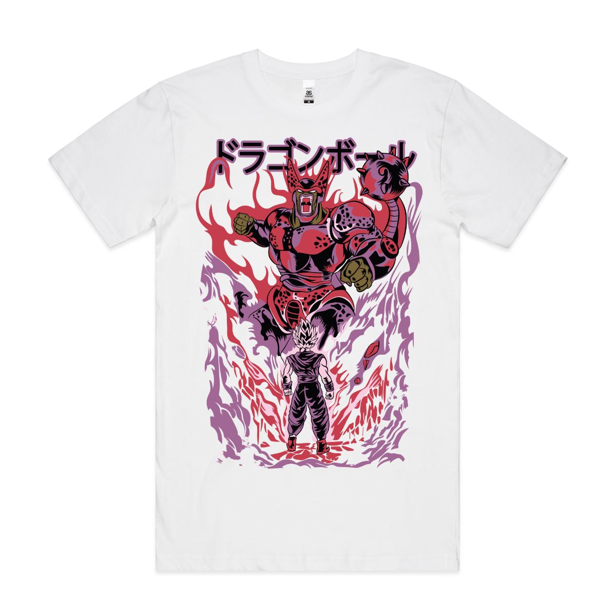 Dragon Ball Z Goku vs Cell T-Shirt Japanese Anime Tee