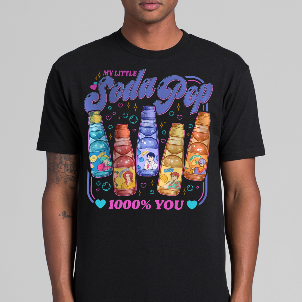 Saja Boys Soda Pop K-pop Demon Hunters T-shirt Animation Movie Tee