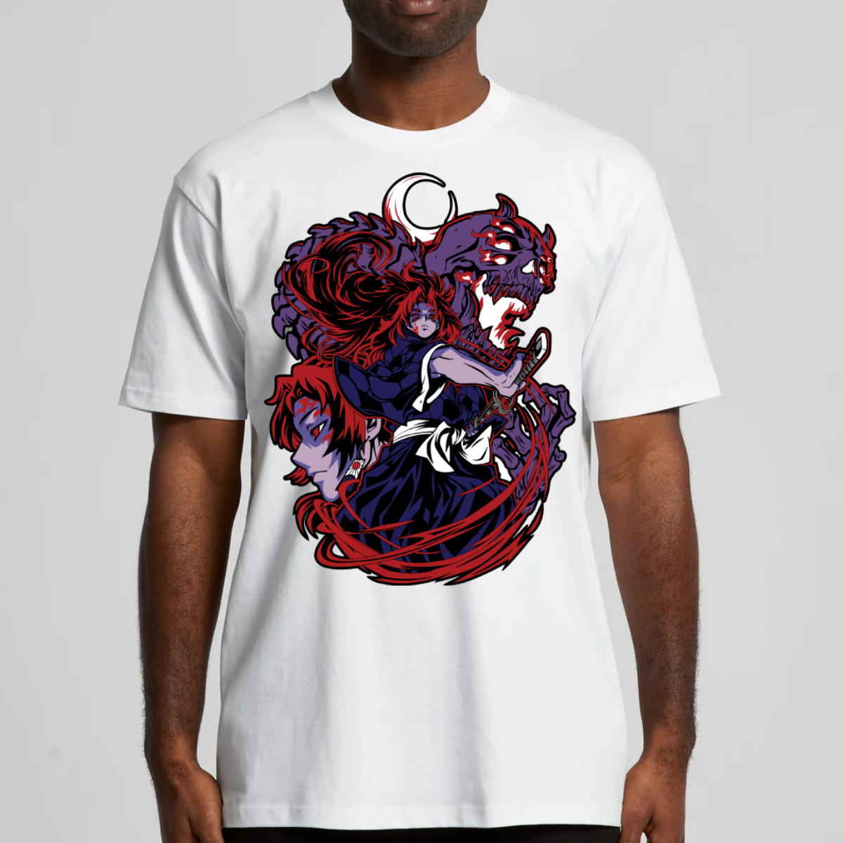 Demon Slayer Kokushibo V3 T-Shirt Japanese Anime Tee