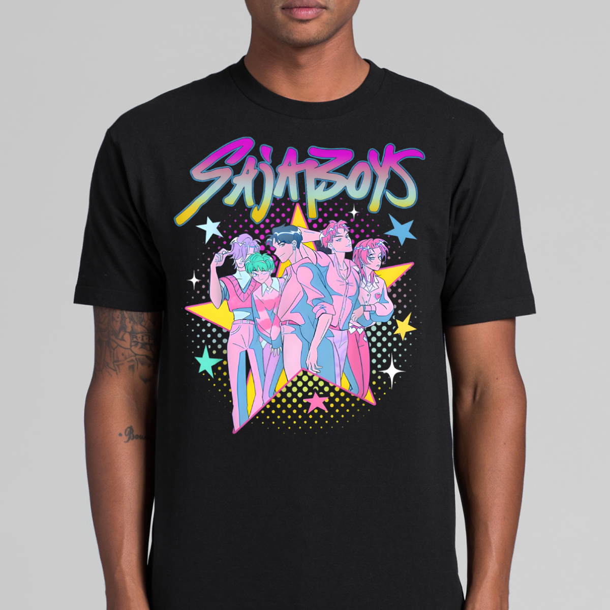 Saja Boys K-pop Demon Hunters V4 T-shirt Animation Movie Tee