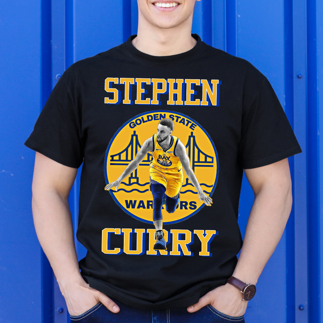 Stephen Curry V2 NBA T-Shirt Sport Athlete Family Tee