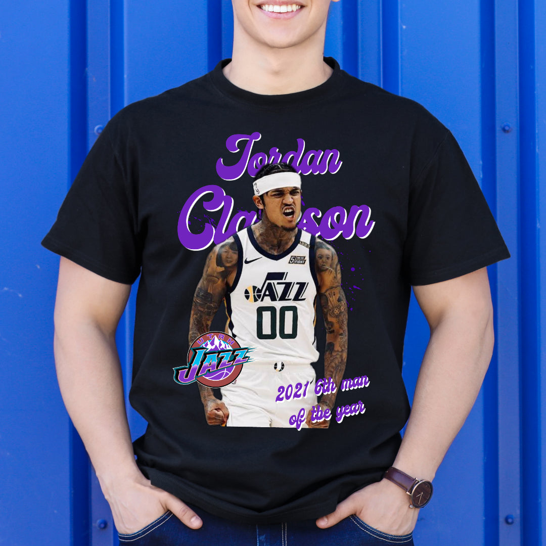 Jordan Clarkson V4 NBA T-Shirt Sport Athlete Family Tee