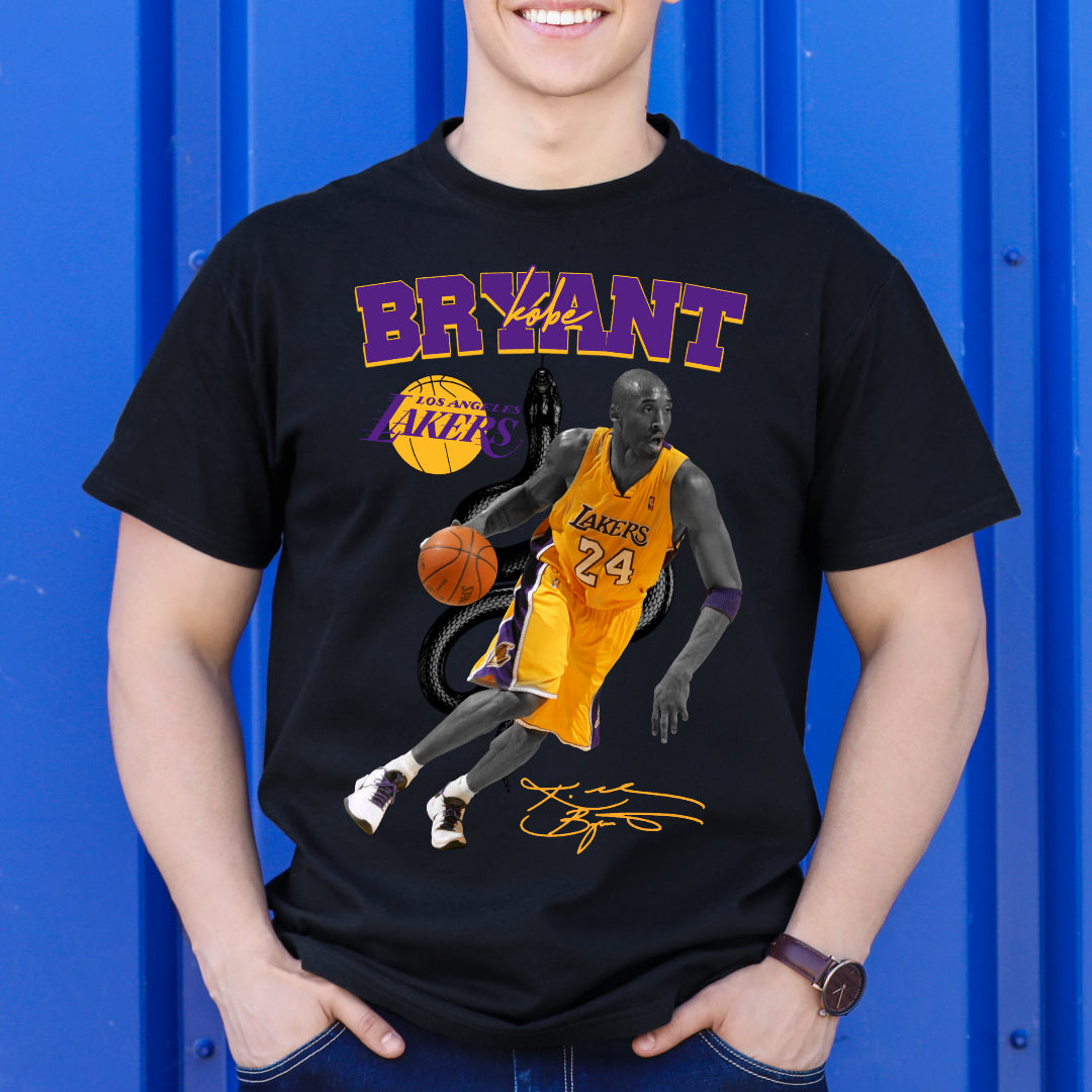 Kobe Bryant V6 NBA T-Shirt Sport Athlete Family Tee