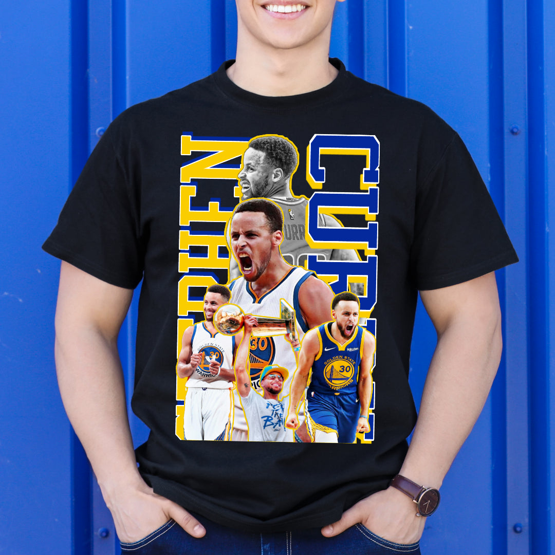 Stephen Curry V3 NBA T-Shirt Sport Athlete Family Tee