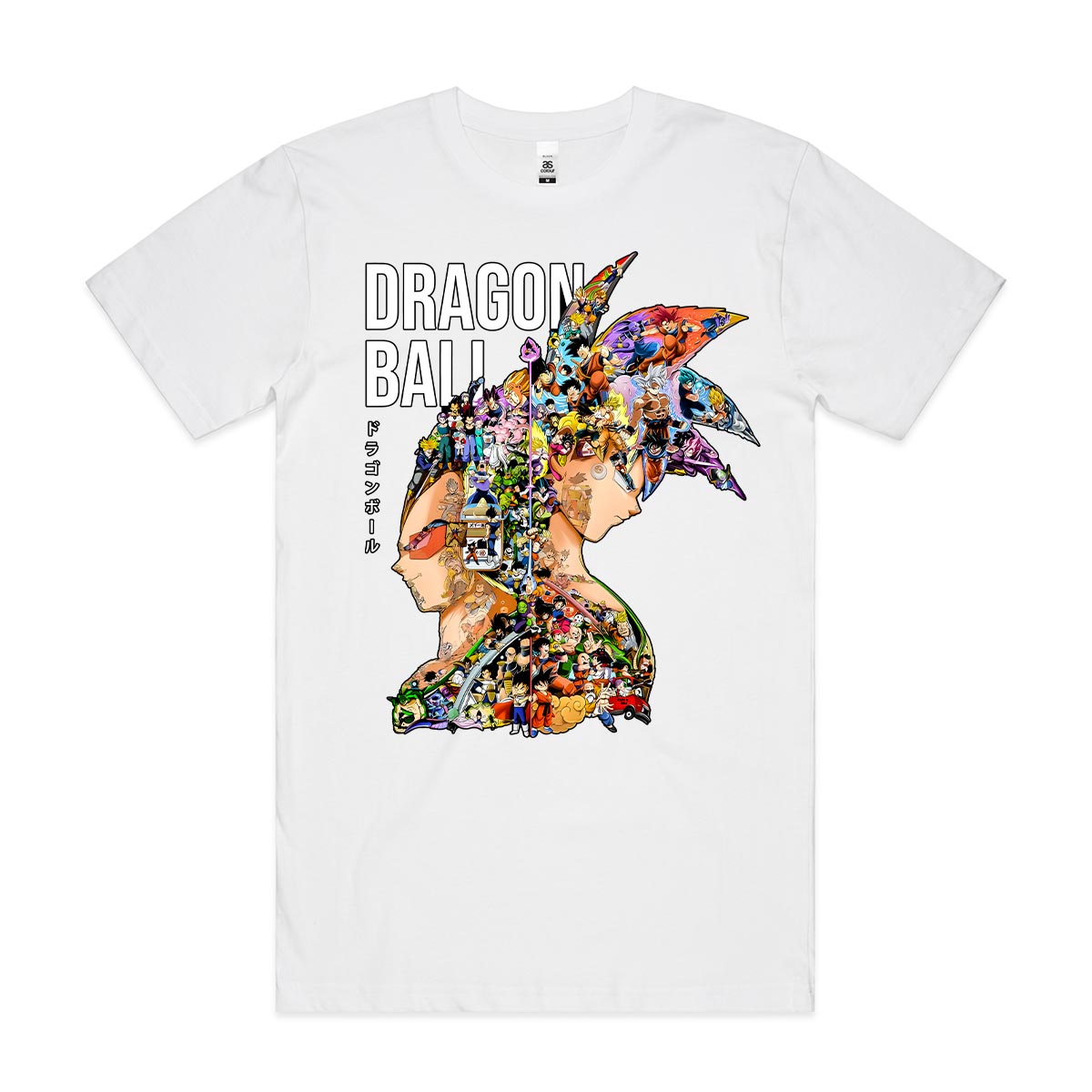 Dragon Ball Goku And Vegeta White T-Shirt Japanese Anime Tee