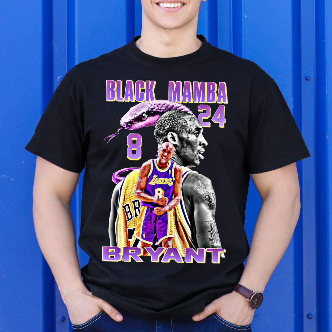 Kobe Bryant V7 NBA T-Shirt Sport Athlete Family Tee