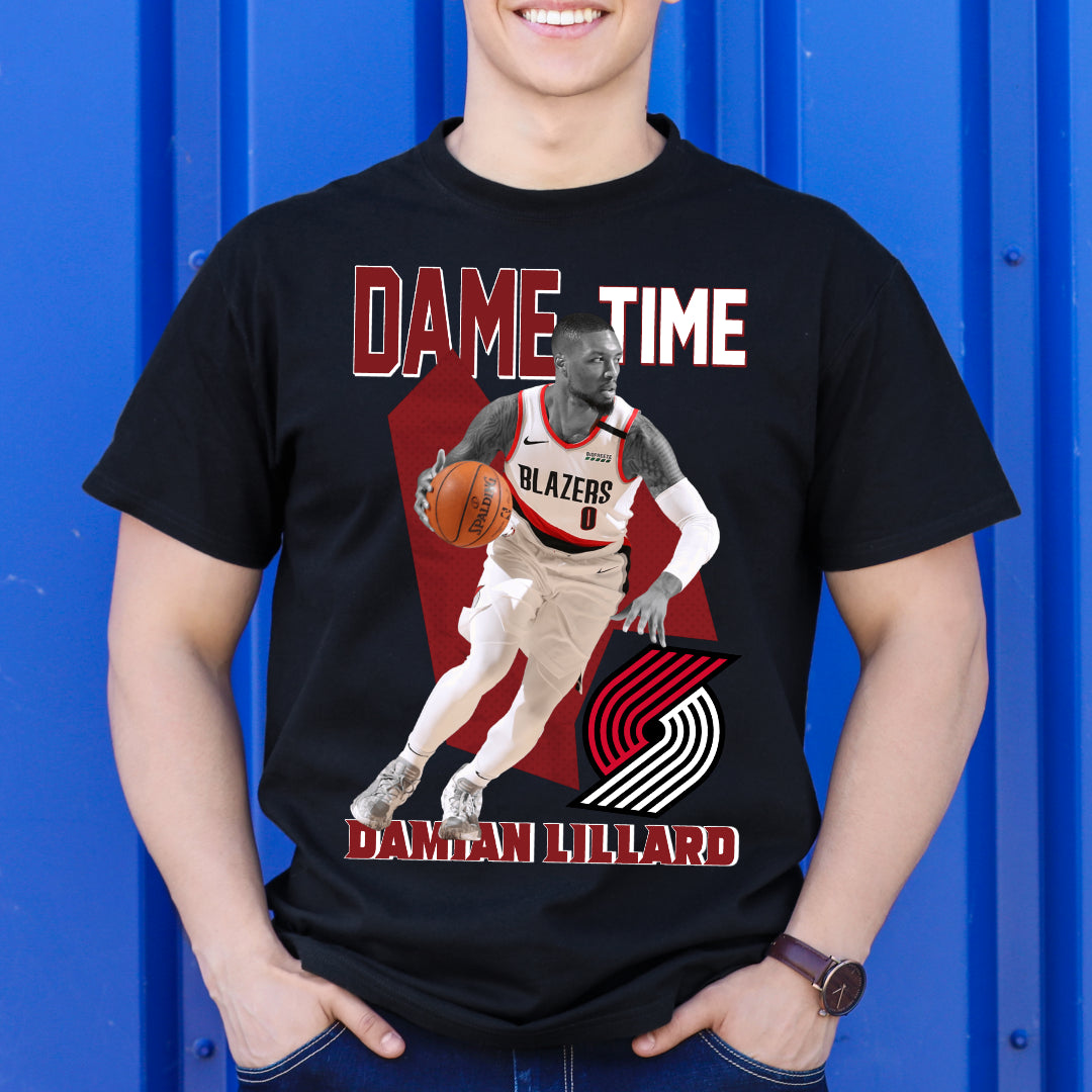 Damian Lillard NBA T-Shirt Sport Athlete Family Tee