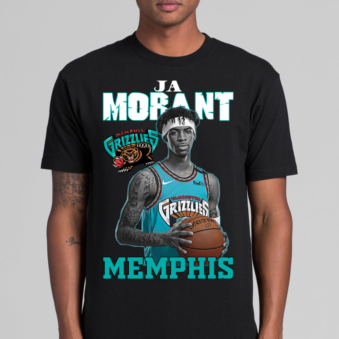 Ja Morant V3 NBA T-Shirt Sport Athlete Family Tee