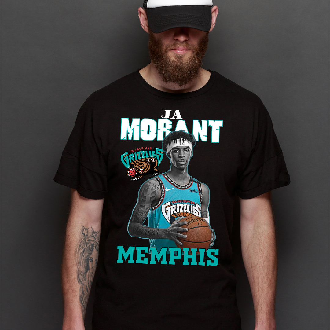 Ja Morant V3 NBA T-Shirt Sport Athlete Family Tee