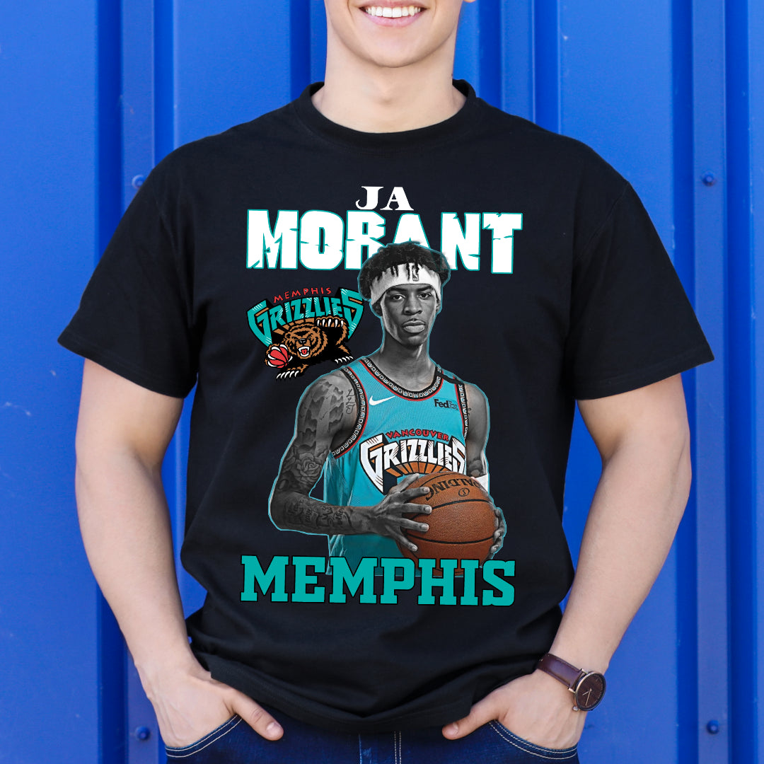 Ja Morant V3 NBA T-Shirt Sport Athlete Family Tee