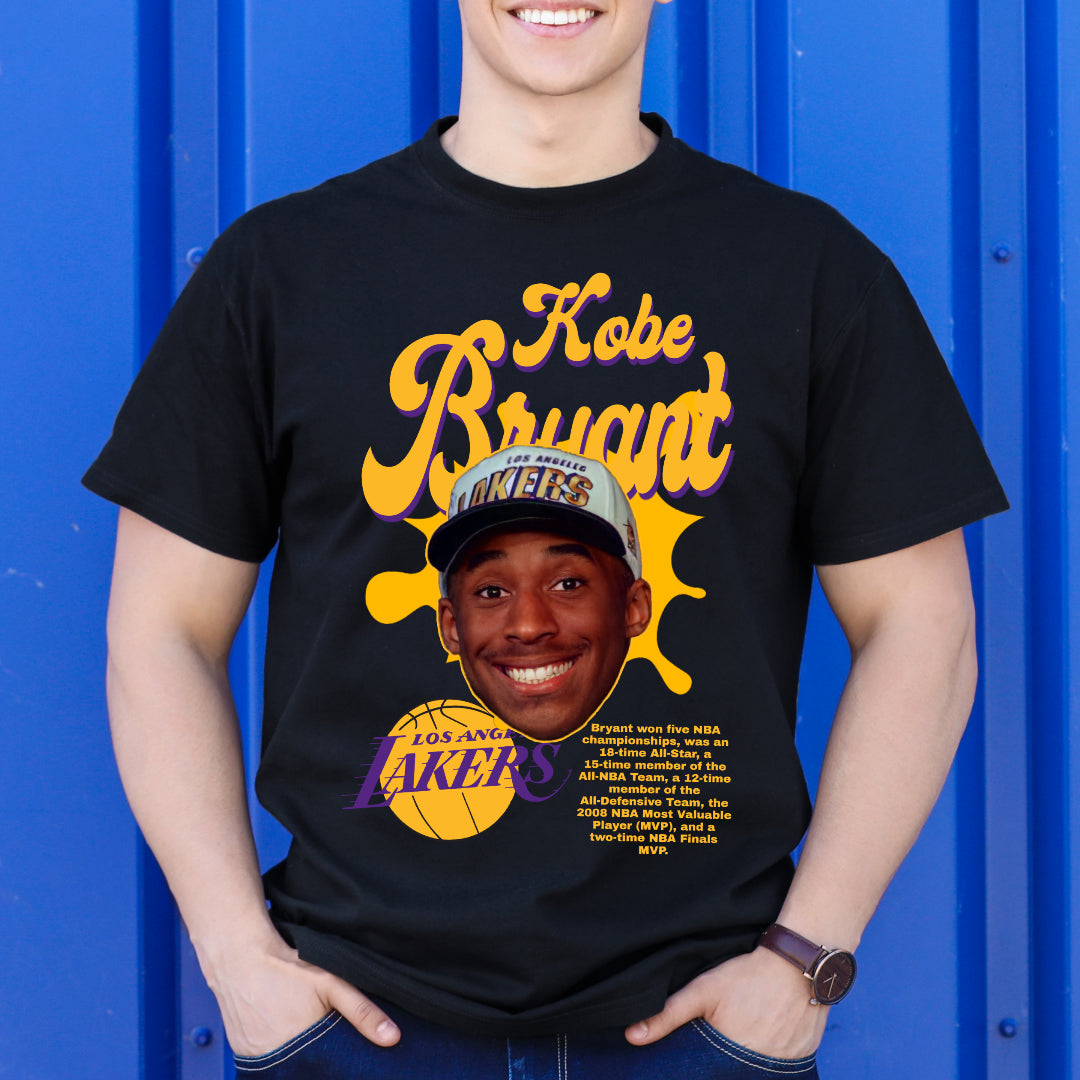 Kobe Bryant V8 NBA T-Shirt Sport Athlete Family Tee