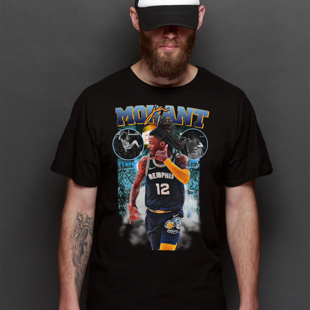 Ja Morant V4 NBA T-Shirt Sport Athlete Family Tee