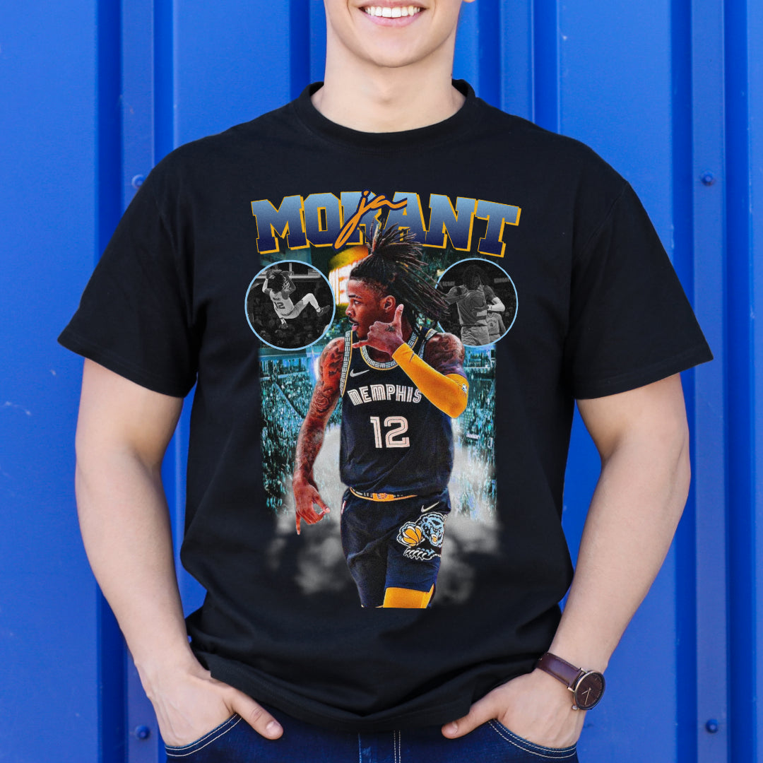 Ja Morant V4 NBA T-Shirt Sport Athlete Family Tee