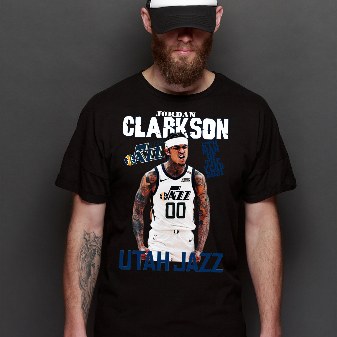 Jordan Clarkson V5 NBA T-Shirt Sport Athlete Family Tee