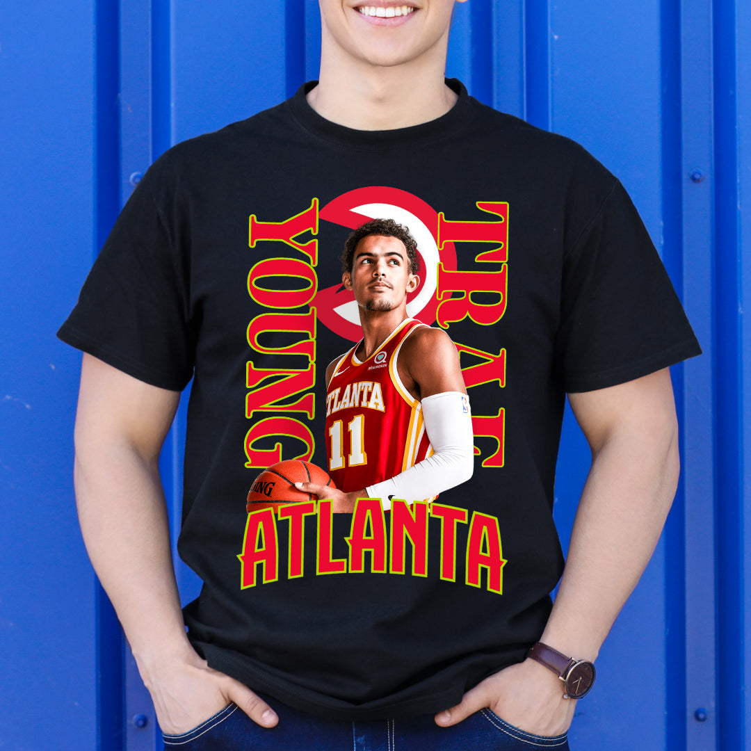 Trae Young NBA T-Shirt Sport Athlete Family Tee