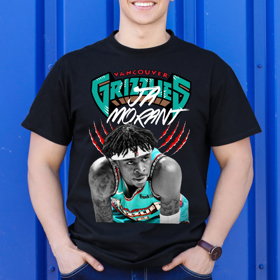 Ja Morant V5 NBA T-Shirt Sport Athlete Family Tee