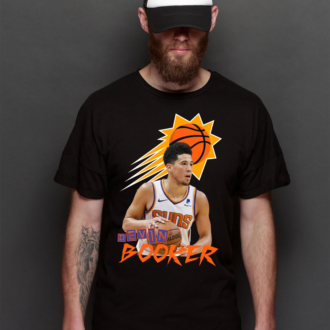 Devin Booker V3 NBA T-Shirt Sport Athlete Family Tee
