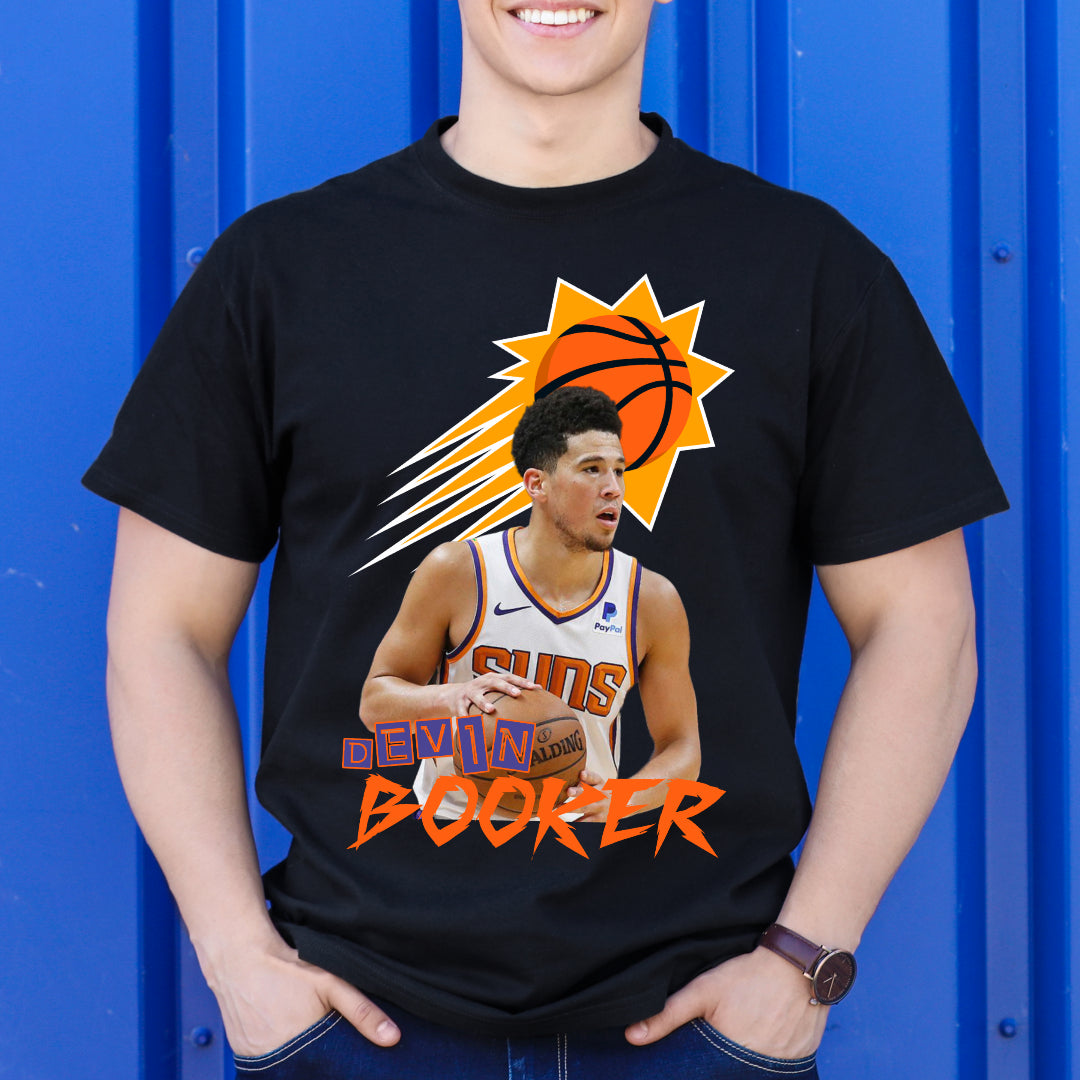 Devin Booker V3 NBA T-Shirt Sport Athlete Family Tee