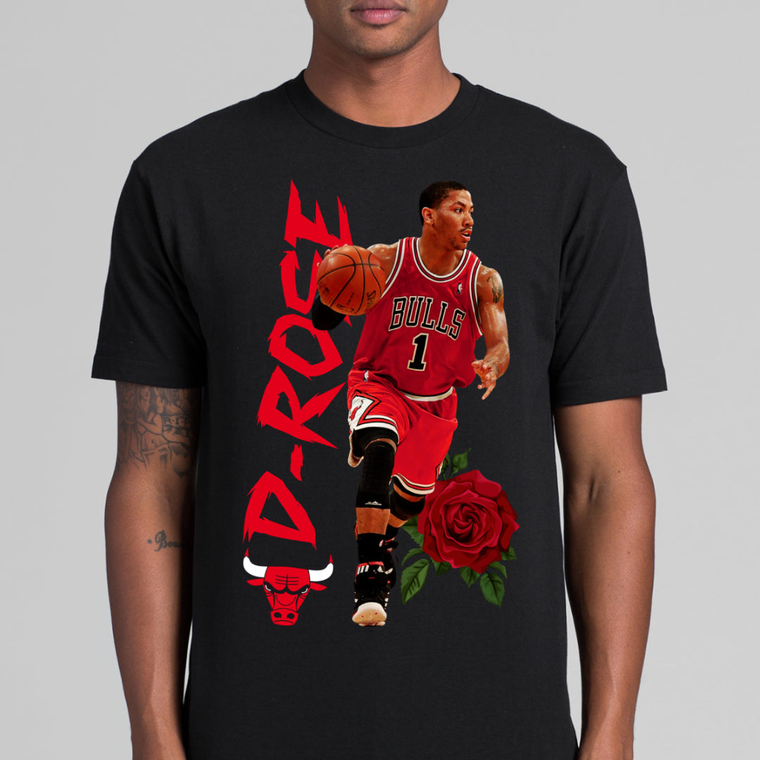 Derrick Rose NBA T-Shirt Sport Athlete Family Tee