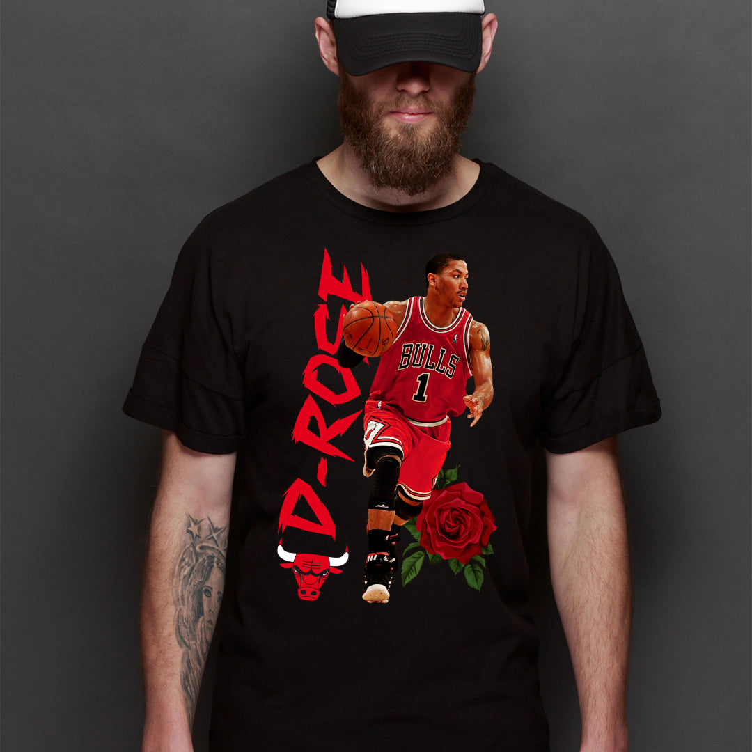 Derrick Rose NBA T-Shirt Sport Athlete Family Tee