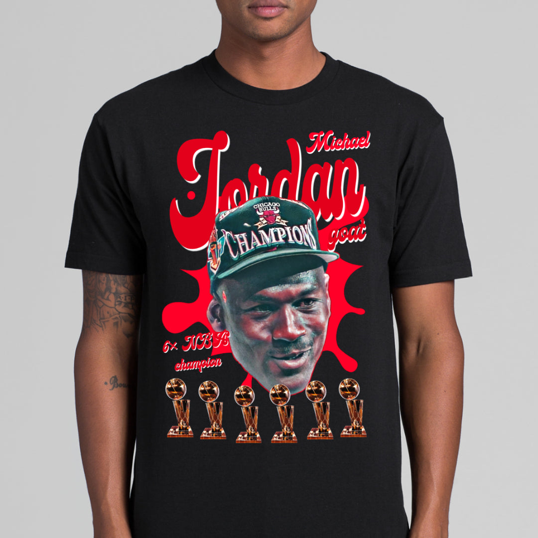 Michael Jordan V4 NBA T-Shirt Sport Athlete Family Tee