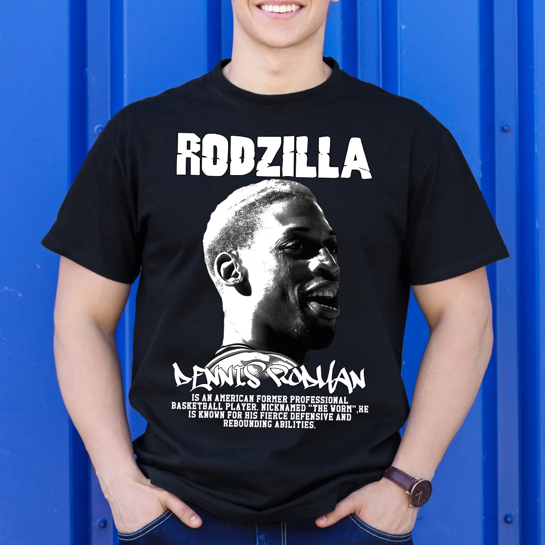 Dennis Rodman V3 NBA T-Shirt Sport Athlete Family Tee
