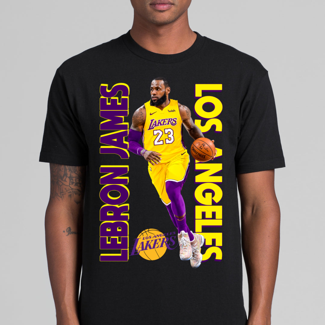 LeBron James V2 NBA T-Shirt Sport Athlete Family Tee