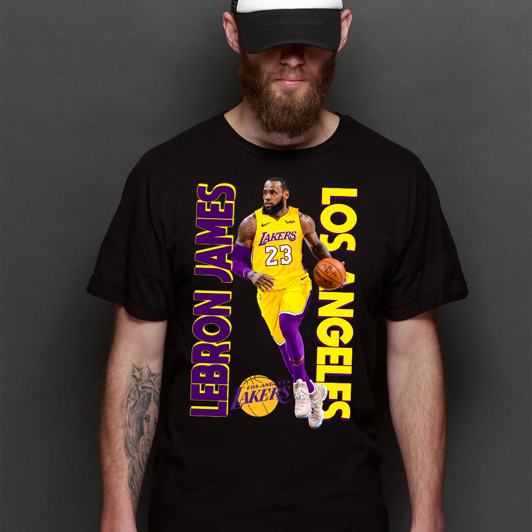 LeBron James V2 NBA T-Shirt Sport Athlete Family Tee