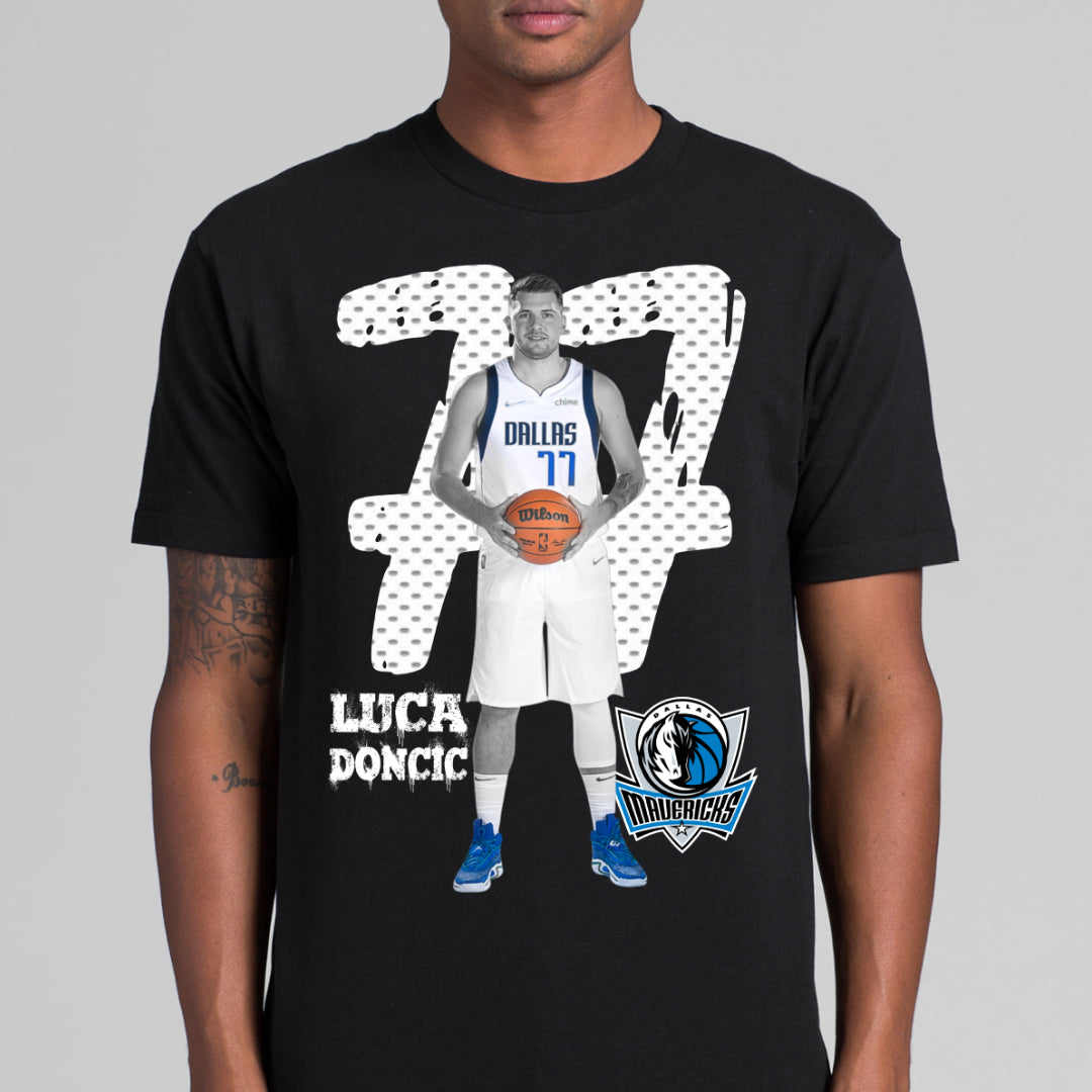 Luka Doncic NBA T-Shirt Sport Athlete Family Tee