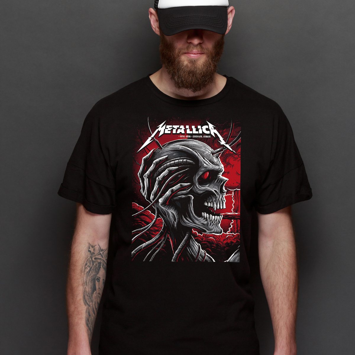 Metallica V32 T-Shirt Band Family Tee Music Heavy Metal