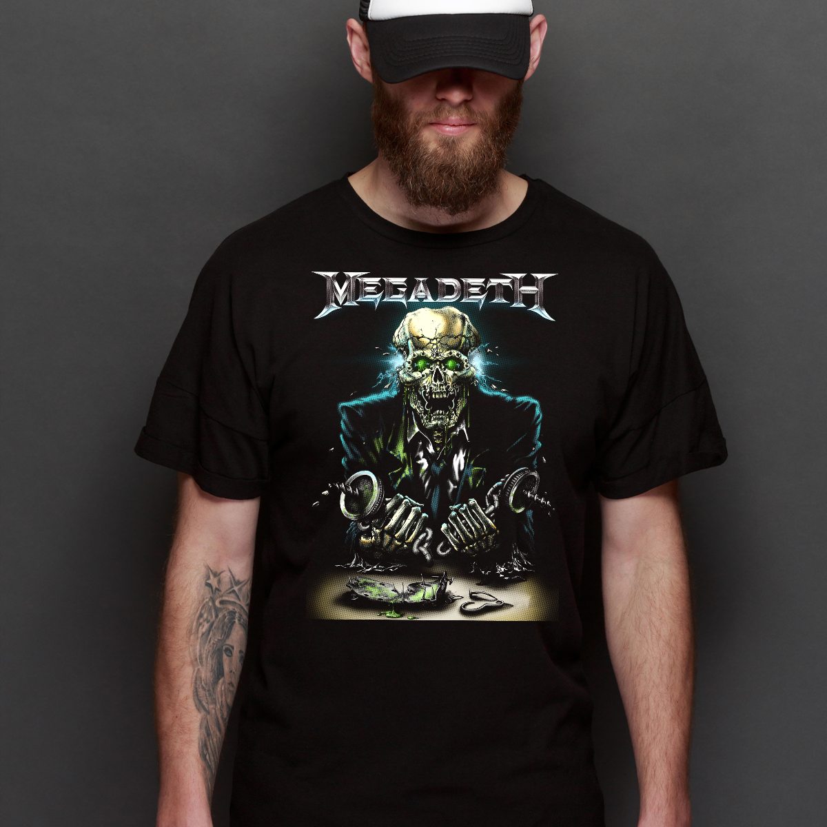 Megadeth V8 T-Shirt Band Family Tee Music Heavy Metal