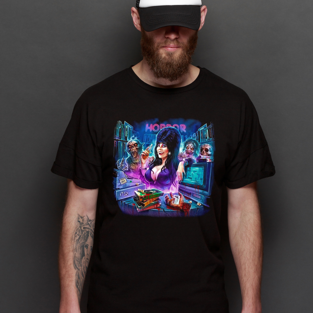 Elvira Mistress Of The Dark Horror Comedy Movie T-Shirt Tee