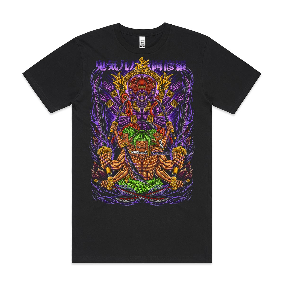 One Piece Zoro Asura T-shirt Japanese anime Tee