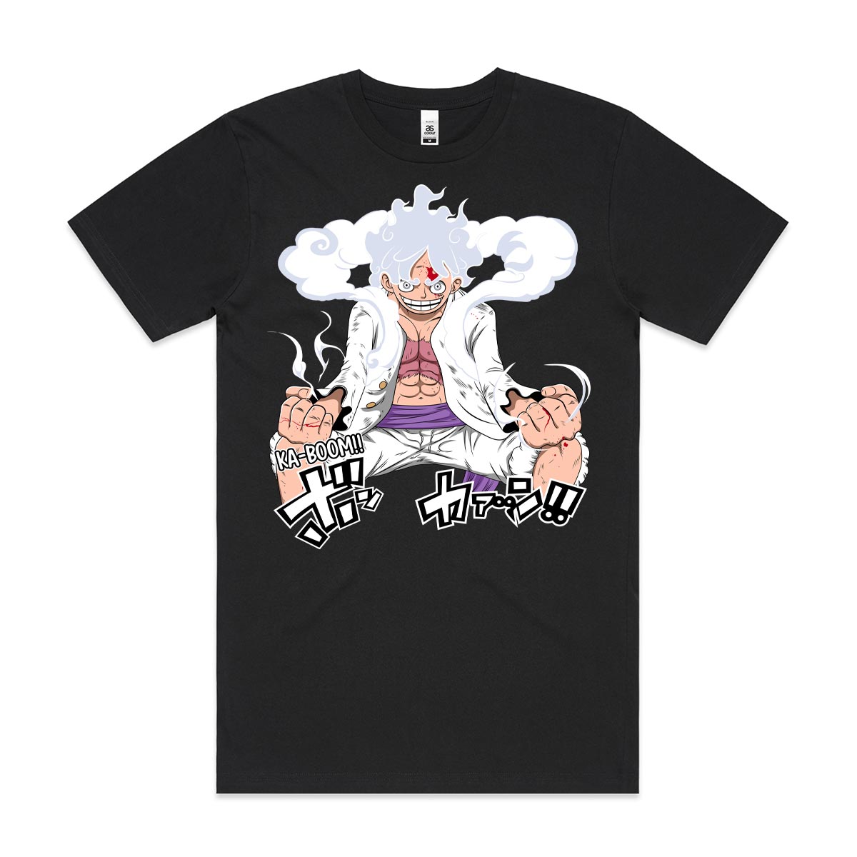 One Piece Luffy Gear 5 Ka Boom T-Shirt Japanese Anime Tee