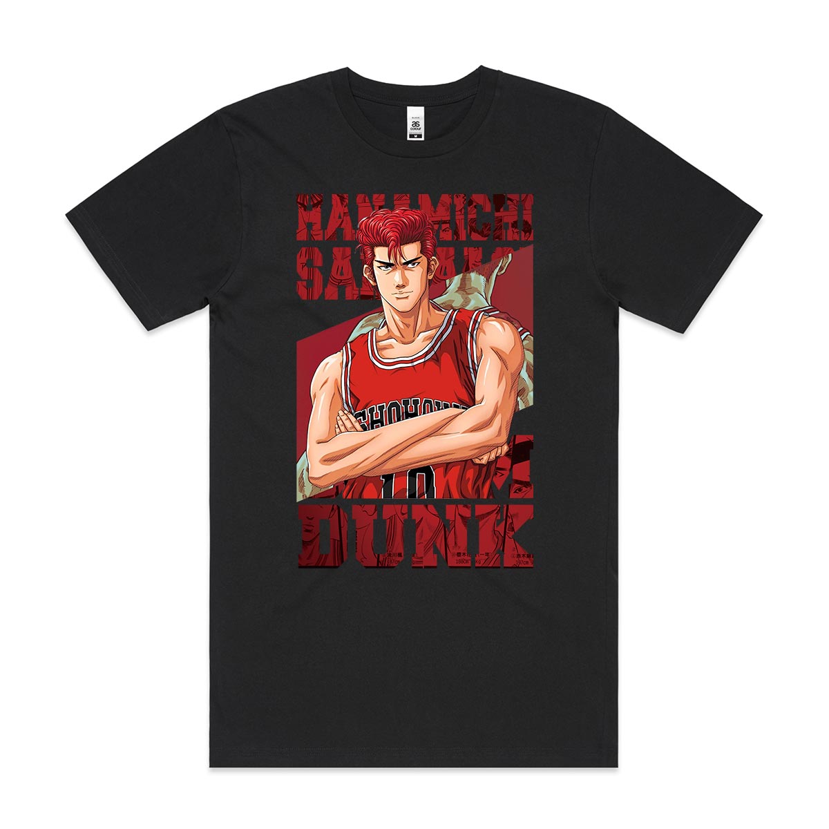 Slam Dunk Hanamichi Sakuragi V3 T-Shirt Japanese Anime Tee